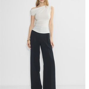 Aritzia Black Wide-Leg Women's Pants